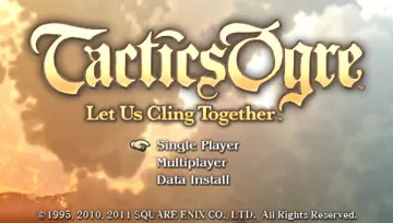 Tactics Ogre - Let Us Cling Together (EU) screen shot title